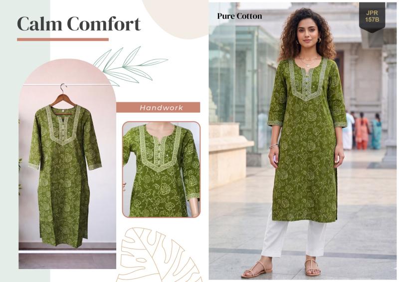 Rajnandini himani cotton jaipuri prints wholesale kurtis